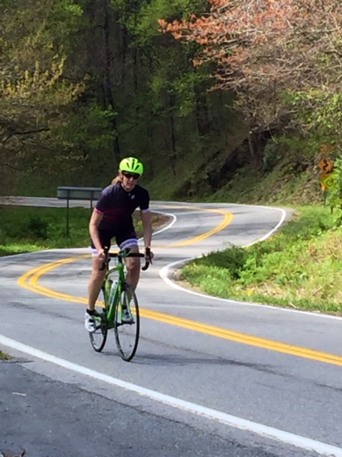 blue ridge parkway bike ride