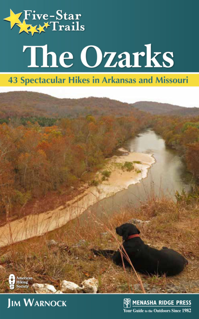 hiking the Ozarks, Five-Star Trails: The Ozarks, Jim Warnock, Hiker-Dog,