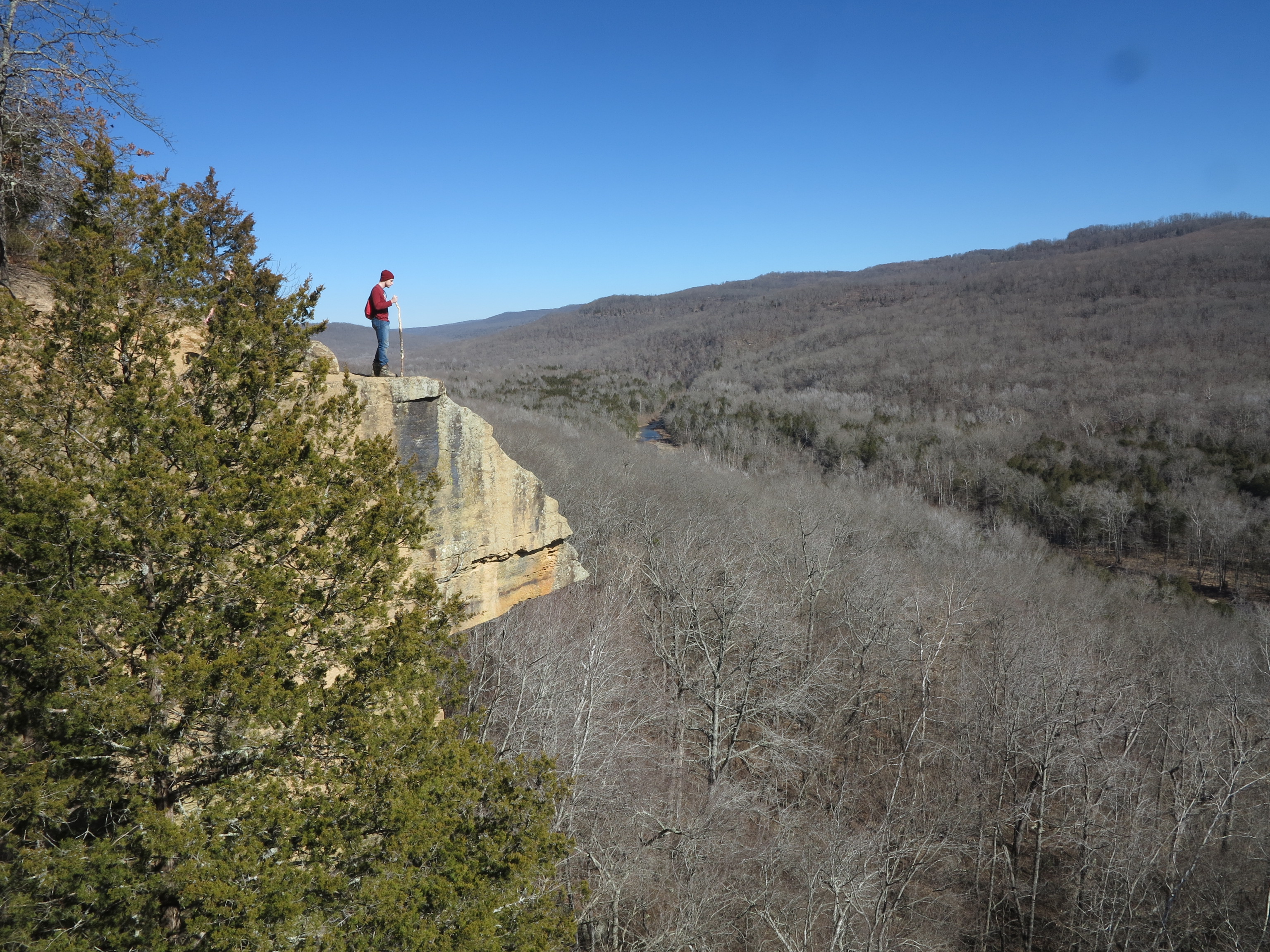 Five-Star Trails: The Ozarks, Arkansas hiking, Missouri hiking, Jim Warnock, Devil's Den, Hiker-dog, hiking in the Ozarks