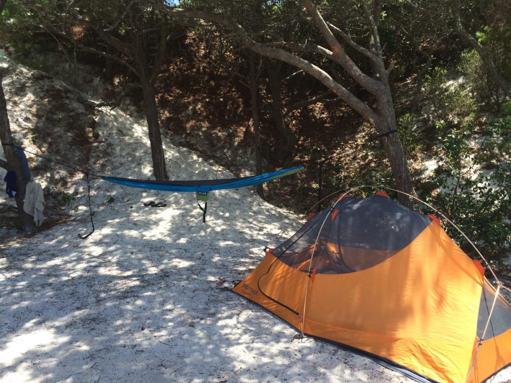 Benefits of beach camping, Menasha Ridge Press